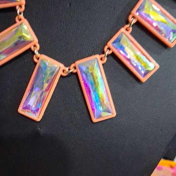 Taramanda Gold and Multicolor Statement Necklace - Picture 7 of 16